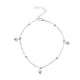 thumbnail image 4 of Minnieouse Tobillera para niñas, accesorio de moda, cadenas para pies para decoración de vestidos, plata perla plata perla 10piezas, 4 of 6