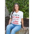 thumbnail image 4 of Lone Star Roots - I'm Not a Hot Mess I'm a Spicy Disaster V-Neck T-Shirt, 4 of 6