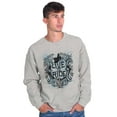 thumbnail image 5 of Live Ride Rodeo American Cowboy Men's Crewneck Sweatshirt Brisco Brands L, 5 of 5