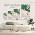 thumbnail image 5 of Eastern Print Emerald Green Abstract People Poster Contemporary Minimalist Artwork Stripe Woman Print Modern Wall Decoration, Size 12x18 UNFRAMED, 5 of 5