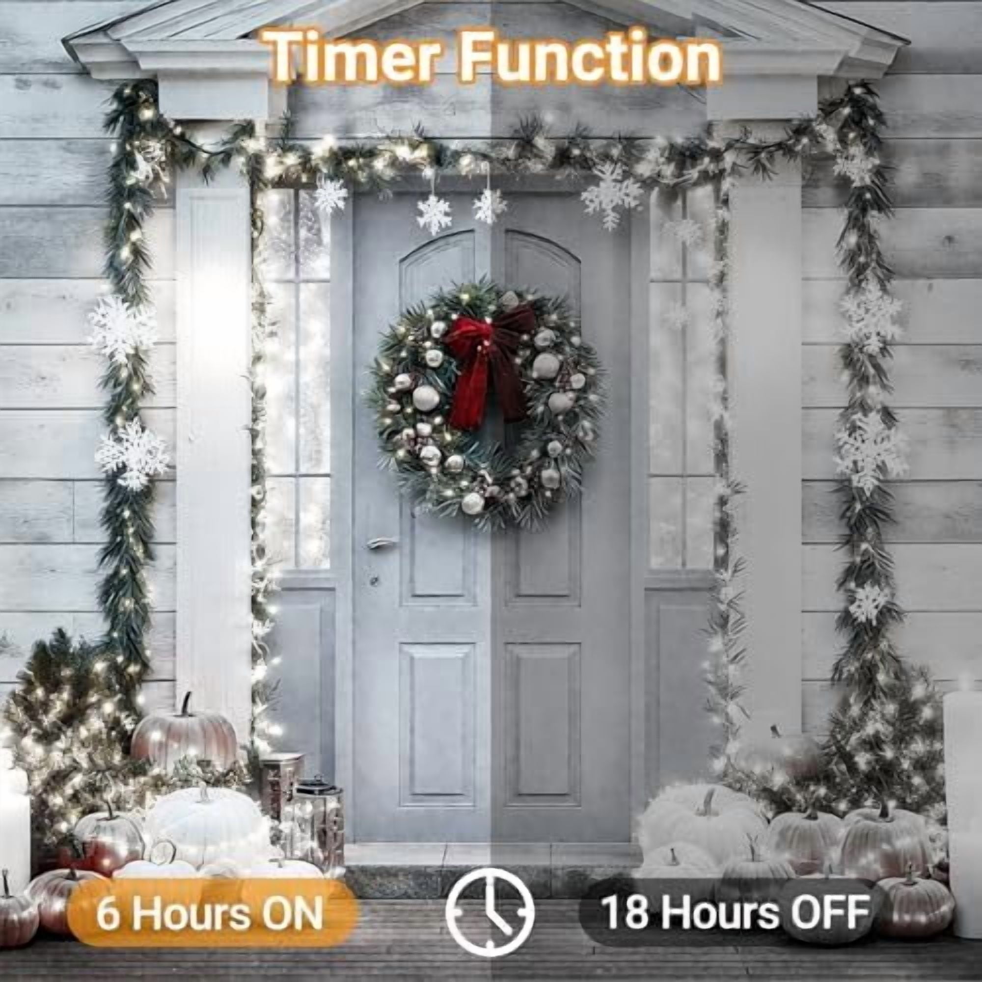 6 Pack Fairy Lights Battery Operated with Timer, 33Ft 100Led Twinkle String Lights Usb-C Powered 8 Modes Dimmable for Indoor Bedroom Centerpiece Wedding Classroom Dorm Christmas Decorations