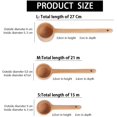 thumbnail image 2 of Nature Wooden Spoon, Long Handle Tablespoon, Measuring for Coffee Beans Scoop, Coffee Spoon Seasoning Tool Kitchen Tool(L), 2 of 7