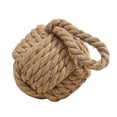 thumbnail image 1 of Butée de Porte en Coton avec Nœud de Corde Nautique, Naturel, 1 of 5