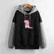 thumbnail image 2 of Gibobby Sudadera mujer con cierre, Sudadera con capucha de forro polar para mujer(Negro,G), 2 of 4