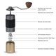 thumbnail image 5 of HEIHOX - Molinillo de caf&eacute; manual con molino c&oacute;nico ajustable de acero inoxidable, capacidad de 30 g, molino port&aacute;til m&aacute;s r&aacute;pido, efi HEIHOX NA, 5 of 6
