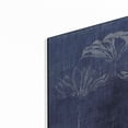 thumbnail image 2 of Luxe Metal Art 'Indigo Wild Flowers' by Linda Woods, Metal Wall Art, 12"x12", 2 of 9