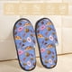 thumbnail image 2 of Fotbe Fastfoods Pantuflas Peludas para Mujer con Estampado, Zapatillas de Peluche, Zapatos de Invierno para Casa, Uso Interior y Exterior-Large, 2 of 8
