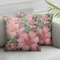 thumbnail image 2 of Nawypu  Pink Peony Flowers Throw Pillow Covers 2pcs Pillow Cover with Zipper Throw Pillow Cases Double Sided Plush Pillow Covers Decorative Throw Pillows Covers for Couch Living Room Bedroom 20x20in, 2 of 6