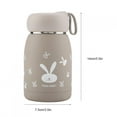 thumbnail image 3 of Taza De Vacío Con Diseño De Conejo De Acero Inoxidable, Taza Termo, Botella De Agua Para Viajes, Oficina, Escuela, Picnic, 3 of 7