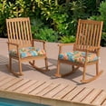 thumbnail image 5 of HONEY HOME Outdoor Chair Cushions Set of 2, 19 x 19 x 4 Inch Tufted Seat Cushions with Ties, Waterproof Patio Chair Pads for Dining Chairs, Garden & Outdoor Furniture, 5 of 7