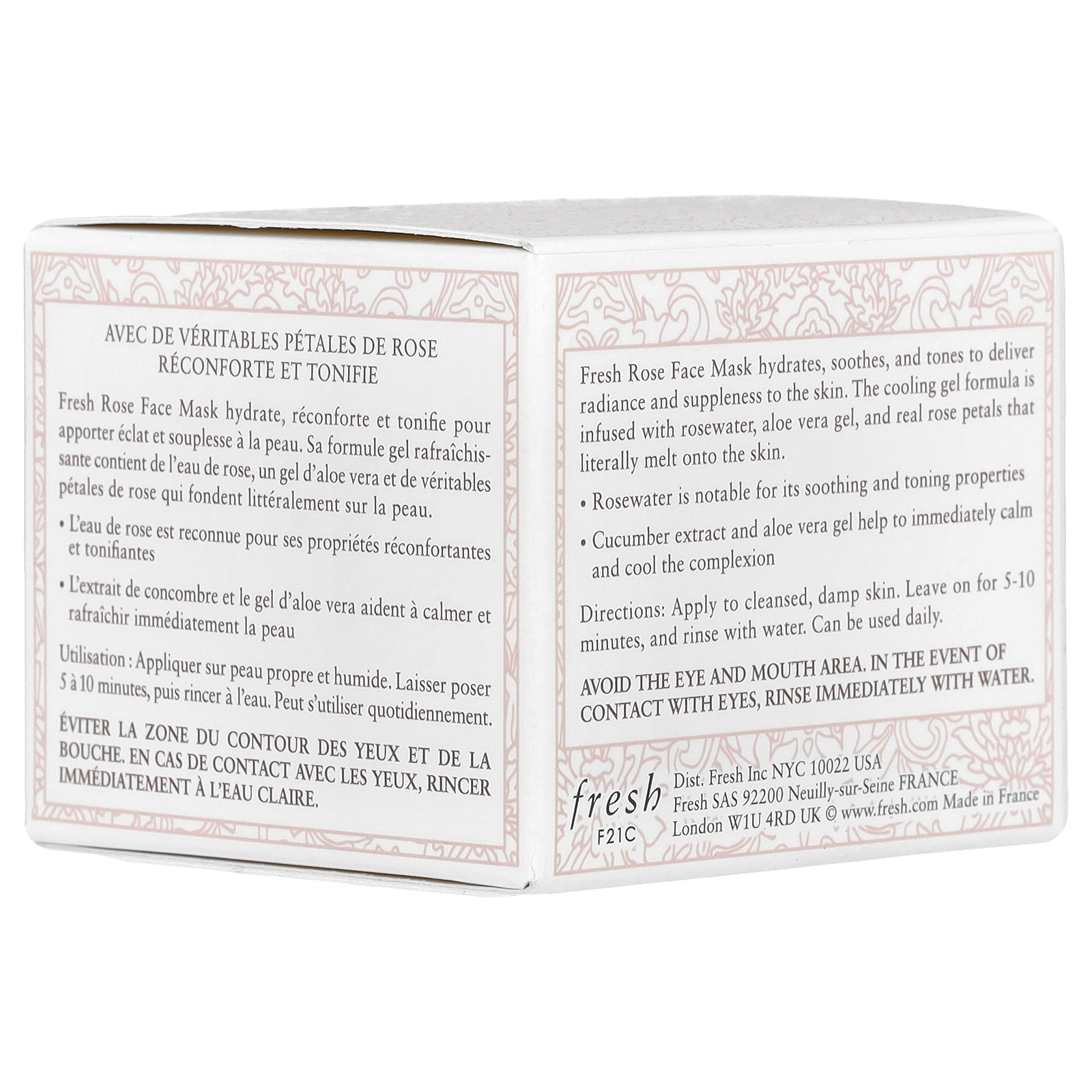 Fresh Rose, Face Beauty Mask, 1 fl oz (30 ml)
