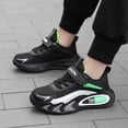 thumbnail image 4 of enyan Boys Sneakers Running Shoes Lightweight Sport Kids Athletic Shoes (Toddler/Little Kid/Big Kid) Black,13.5, 4 of 7