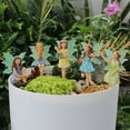 thumbnail image 2 of Glow In The Dark Fairy Plug In Outdoor Garden Miniature Statue Potted Ornament Landscaping 5PCS, 2 of 8