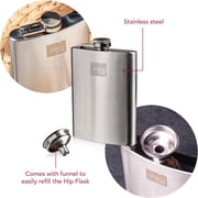 Vacu Vin Cocktail Set and Flask 4-Piece Bundle