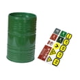 thumbnail image 2 of Contenedor de tanque de combustible Strade Fareast Limited 1/8 1/10 RC Car Barrel mini contenedor verde, 2 of 8