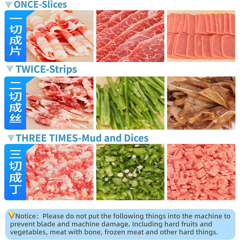 Frozen Steak Beef Lamb Slices Shreds Cutter Industrial Meat Cutter
