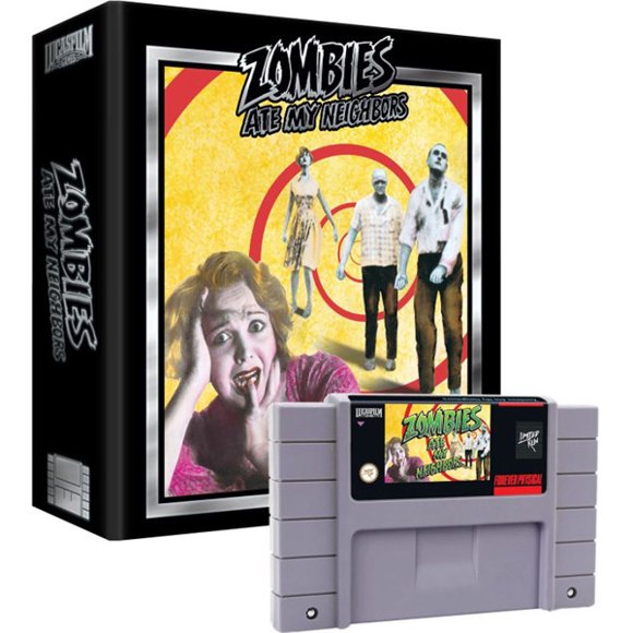 Zombies Ate My Neighbors Collectors Edition Grey Cart (Limited Run Games) (SNES)