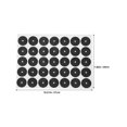 thumbnail image 2 of unbranded 105Ud Pegatinas Para De Billar Compatibles Con Mesas De Pool Y Snooker Color Negro, 2 of 7