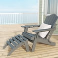 thumbnail image 2 of SOINMTY Folding Adirondack Ottoman, HDPE All Weather Adirondack Chair Footrest, Plastic Footstool for Adirondack Chairs, Wide Use, 2 of 7