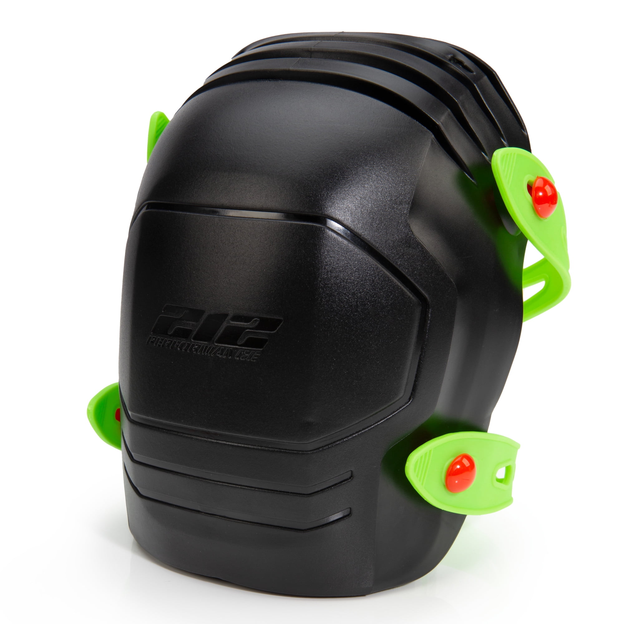 JS Products  212 Performance Wet Surface Flexible Shell Foam Core Knee Pads, Black & Green