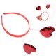 thumbnail image 3 of Diadema de lentejuelas con forma de corazón, ideal para el Día de San Valentín. Incluye lazo para el cabello, broche y diadema. Accesorios para el cabello y complementos de vestir para mujer (2#)., 3 of 7