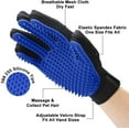 thumbnail image 3 of Pet Grooming Glove 2 PCS, Upgraded Soft Pet Hair Remover Gentle Deshedding Brush Glove Deshedding Tool for Cats Dogs -Efficient Pet Hair Remover Mitt, 3 of 8