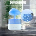 thumbnail image 6 of BrightSide Rain Cloud Mood Lamp with Mist - USB Powered and Color Changing Lights, 5.63" Height, 6 of 9