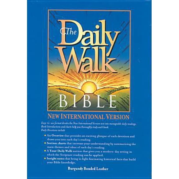 Pre-Owned The Daily Walk Bible: NIV (Unknown) 0842322310 9780842322317