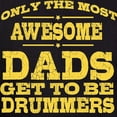 thumbnail image 3 of CafePress - Awesome Drummer Dad Sweatshirt - Pullover Hoodie, Classic, Comfortable Hooded Sweatshirt, 3 of 4