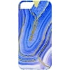 onn. Agate Blue & Metallic Gold Phone Case for iPhone 6, iPhone 6s, iPhone 7, iPhone 8