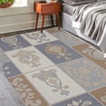 thumbnail image 5 of 1PC Floral Patterned Area Rug Local Carpet, Lightweight Washable Easy-to-Care Rug Mat Festival Gift, Suitable for Living Room, Bedroom, Dining Room, Office, Balcony, Room Accessones, 5 of 8