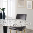 thumbnail image 5 of Zinque 60" Oval Terrazzo Dining Table, 5 of 6