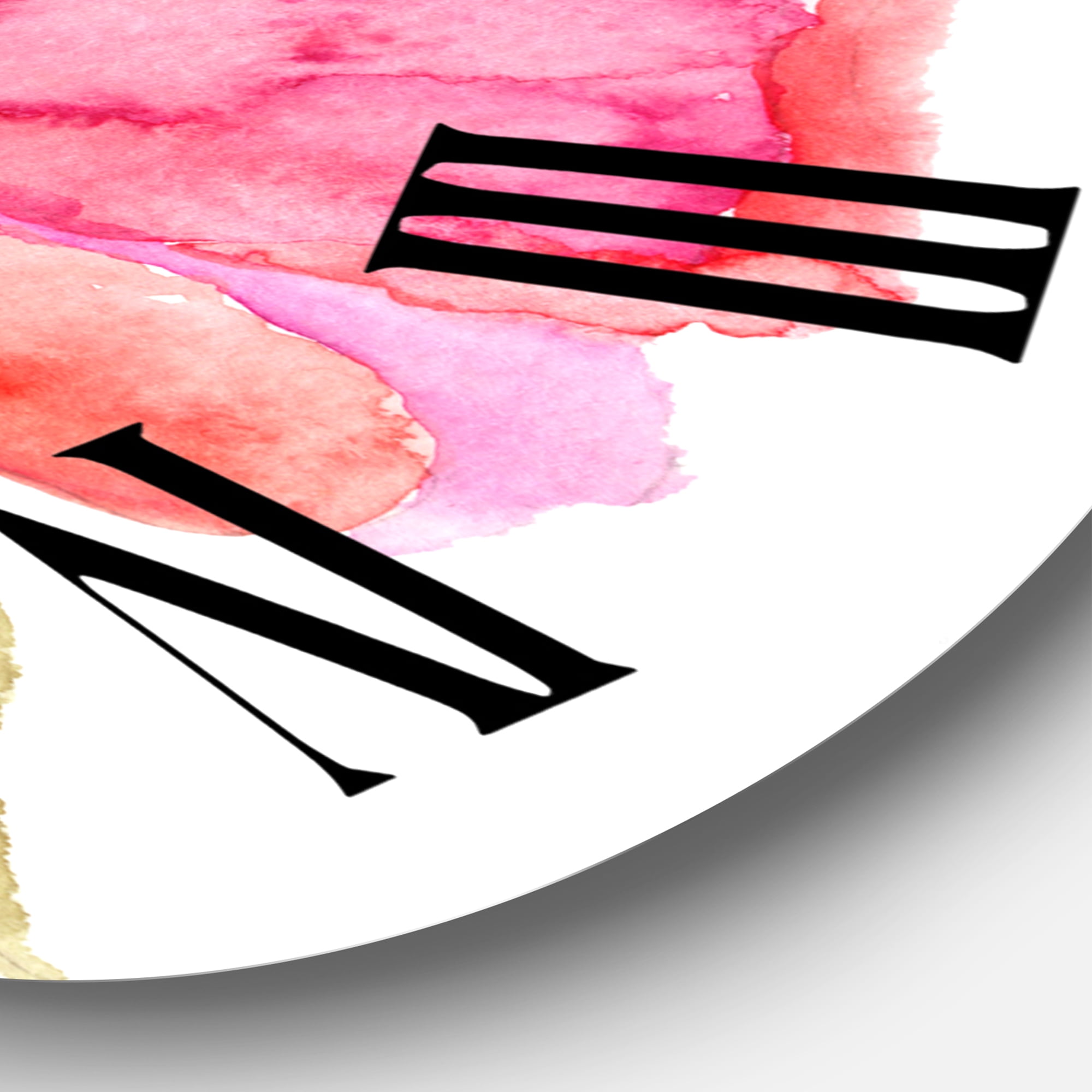 Designart 1 in Quartz Traditional Wall Clock