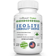 Full Body Detox Cleanse - Zeolite Capsules Supplement Sorbolit by TODICAMP - Toxin Rid Colon Cleanse - Liver Cleanse Detox & Repair - Ultra FINE 1-2 µm 3X Activated Cleanser Detox - 200 Days Supply - Best Reviews Guide