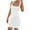 White, variant on Dresses for Women 2024 Women's Summer Form Fitting Square Neck Sleeveless Tank Dress Womens Dresses Red1 L
