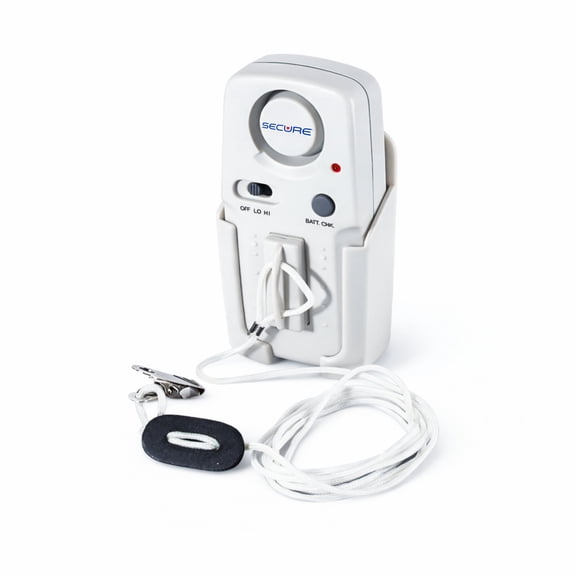 Secure Safety Solutions Magnet Pull Cord Chair and Bed Alarm - Fall Prevention Monitor Elderly - Caregiver Alert for Dementia Patients and Seniors