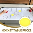 thumbnail image 3 of LIFKOME 2Pcs Yellow Training Hockey Pucks Plastic Replacement Parts for Indoor Gym and Game Tables, 3 of 7