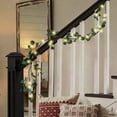 thumbnail image 6 of Pre-lit Olive Vine Fairy Light - 5.9FT 96 LED Battery Operated Garland with Timer, Artificial Olive Branch Lighting for Christmas Fireplace, Mantle, and Home Decor, 6 of 6