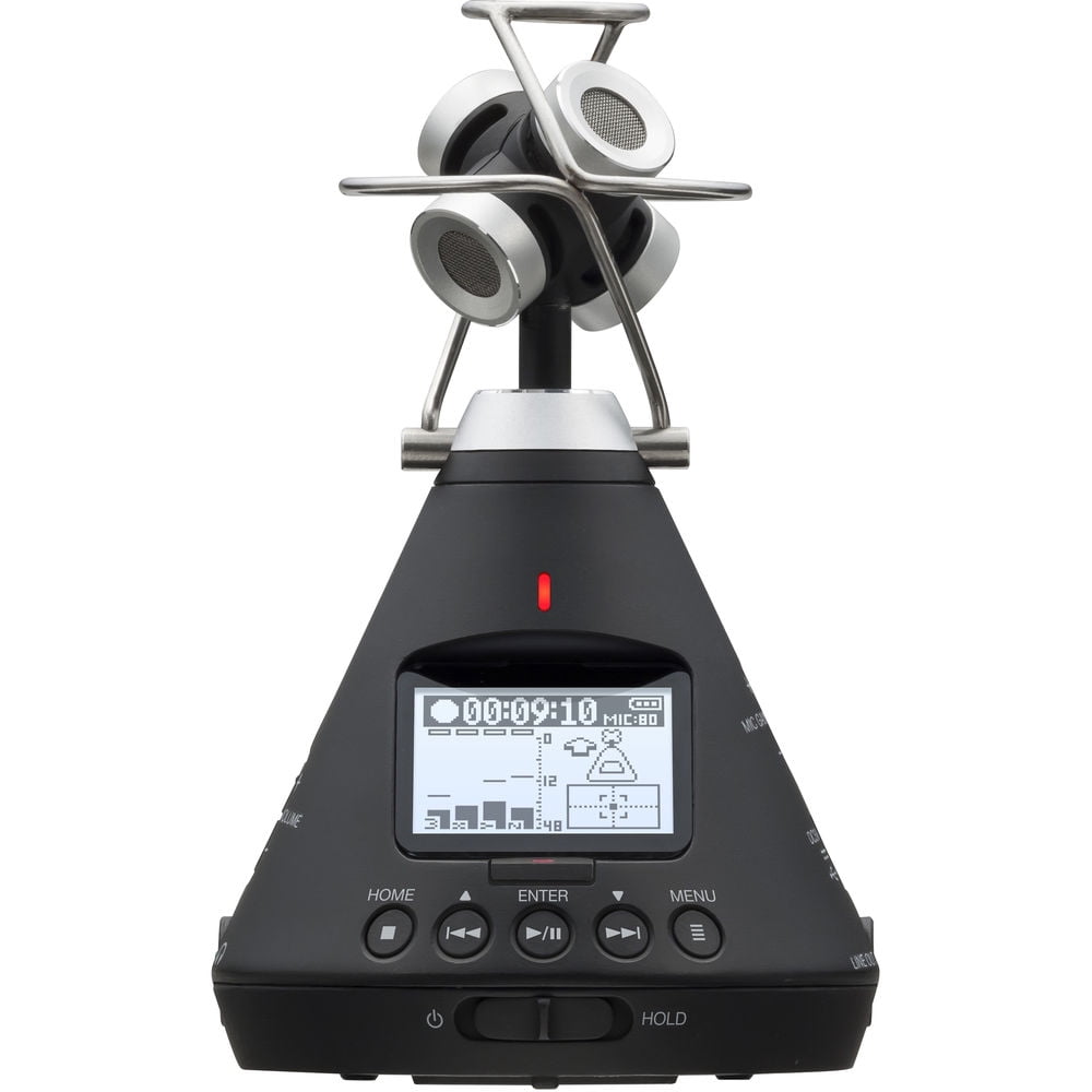 Zoom H3-VR 360° Audio Recorder Records Ambisonics with Accessories