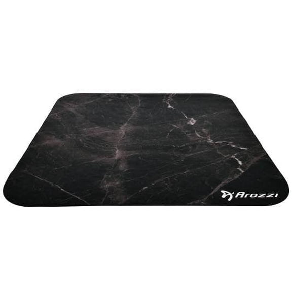 Arrozi Floor Mat, Zona Quattro Microfiber Gaming Chair Floor Mat for Carpet, Anti-Slip Noise Dampening Floor Mat for Office Chair (Black Marble)