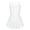 White, variant on Big Girls Shiny Rhinestone Mesh Splice Back Figure Ice Skating Dress Ballet Tank Leotard Violet 12