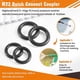 thumbnail image 4 of Power Rubber O-Rings For 1/4 Inch,3/8 Inch,M22 Quick Connect Coupler,40-Pack, 4 of 5