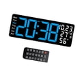 thumbnail image 4 of Reloj de pared digital Macarena LED multiusos con luz ambiental Azul, 4 of 8