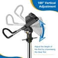 thumbnail image 5 of 360  Adjustable Fishing Rod Holder, Stainless Steel Ground Holder for Beach and Bank Fishing, 5 of 7