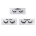 thumbnail image 4 of Pestañas postizas naturales Yuyangstore 1 par 3D negro grueso, 4 of 8