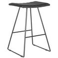 thumbnail image 5 of SAFAVIEH Akito Rectangle Backless Counter Stool, Black (Set of 2), 5 of 8