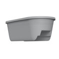 thumbnail image 2 of Mainstays 24 inch over Rail Window Box Planter Plastic - Grey, 2 of 8