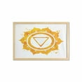 thumbnail image 1 of Colorful Wall Art with Frame, Traditional Known with Ragged Brushstrokes Secret of Earth Print, Printed Fabric Poster for Bathroom Living Room, 35" x 23", Orange, by Ambesonne, 1 of 2