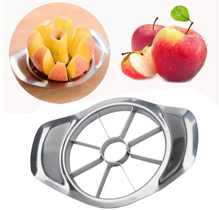 Apple Cutter Slicer Wedger divider Fruits Corer Stainless Steel Blade Handy tool 