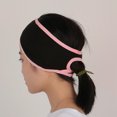 thumbnail image 2 of Diademas con agujeros Sunnimix para Mujeres niñas bandas elásticas para el Cabello calentador de envoltura para cabez Rosa rosado, 2 of 6